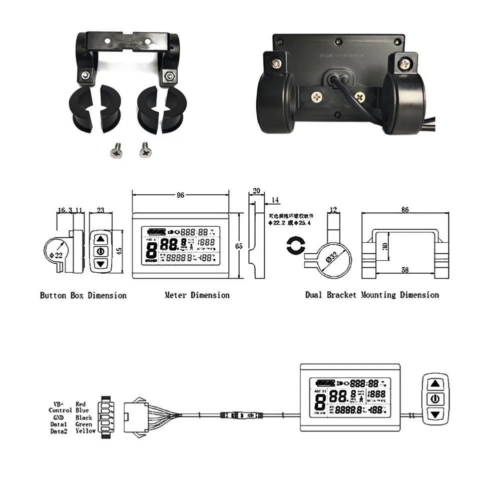 ġ Dispaly ġ Plastic Repair Parts Replacement Spare Accessories LCD3U LCD8H LCD8HU Attachment Black Display Brack